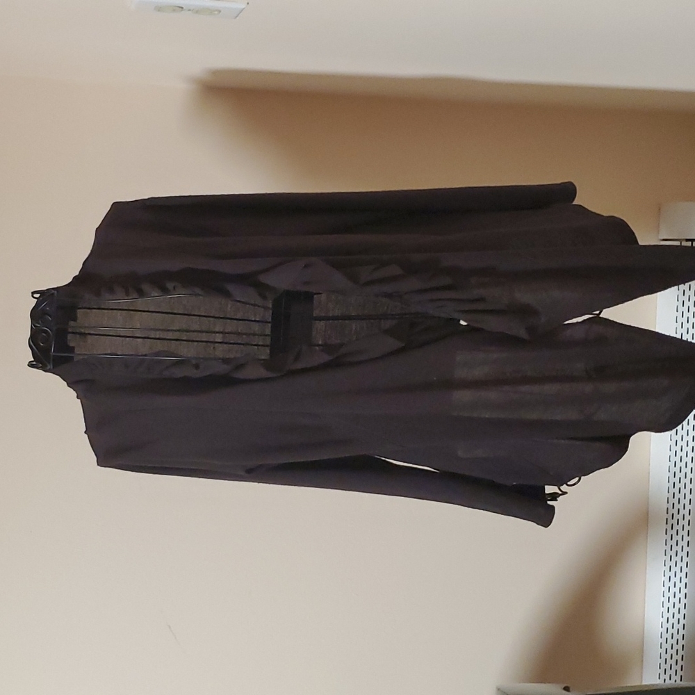 Charming Charlie brown open cardigan size M